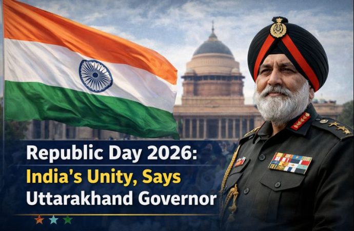 Republic Day Highlights India’s Unity Based on Constitutional Values: Uttarakhand Governor