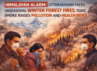 Himalayan Alarm: Uttarakhand Faces Unseasonal Winter Forest Fires, Toxic Smoke Raises Pollution and Health Risks