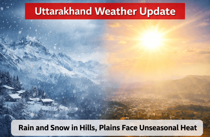 Uttarakhand Weather: Rain and Snow in Hills, Plains Face Unseasonal Heat